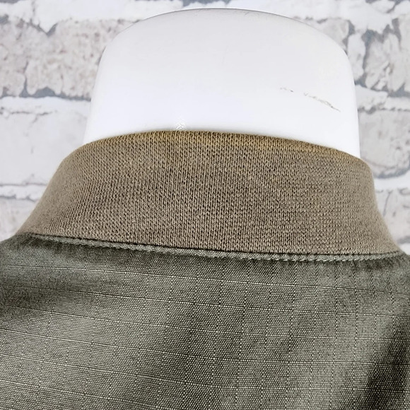 Vintage Jones New York Utility Fishing Hunting Vest Olive Green Cotton Large - Picture 10 of 15